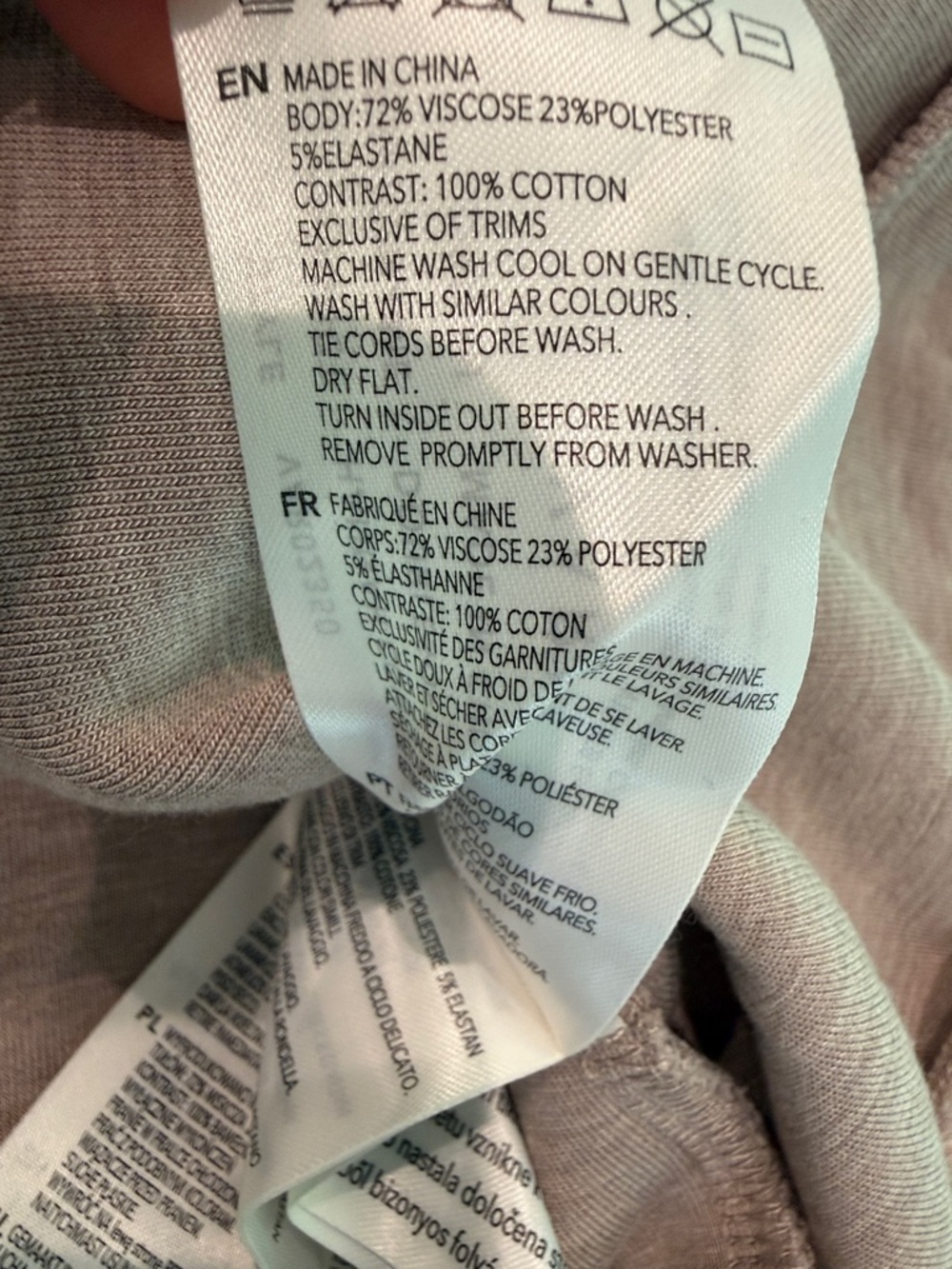 Varley Hannah Cowl Neck Taupe Neck Sweat Top -NWOT -size small - Picture 8 of 13